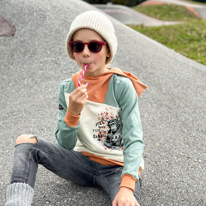 Bügelbild Moody Christmas Monkey | X-Mas Special