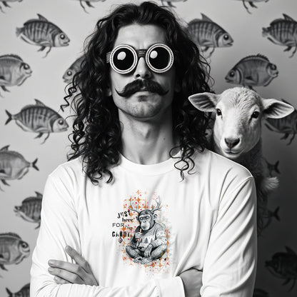 Bügelbild Moody Christmas Monkey | X-Mas Special