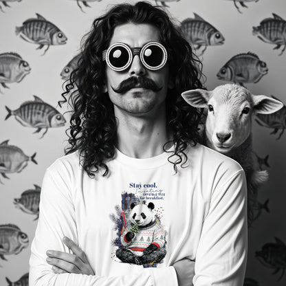 Bügelbild Moody Panda | X-Mas Special