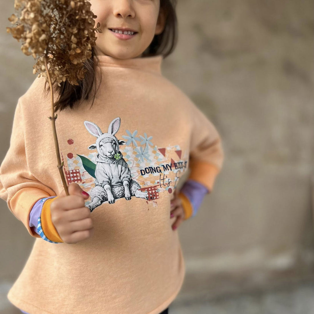 Bügelbild  "Moody Easter Sheep"