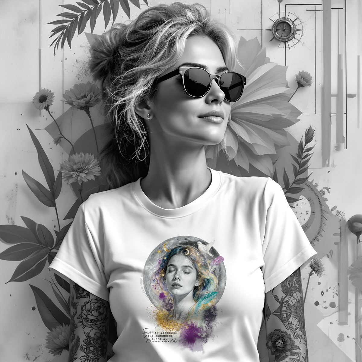 Bügelbild Moonchild