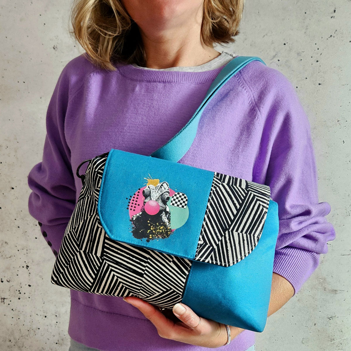 Bügelbild "Pop Art Chameleon" - Bügelbilder im Set