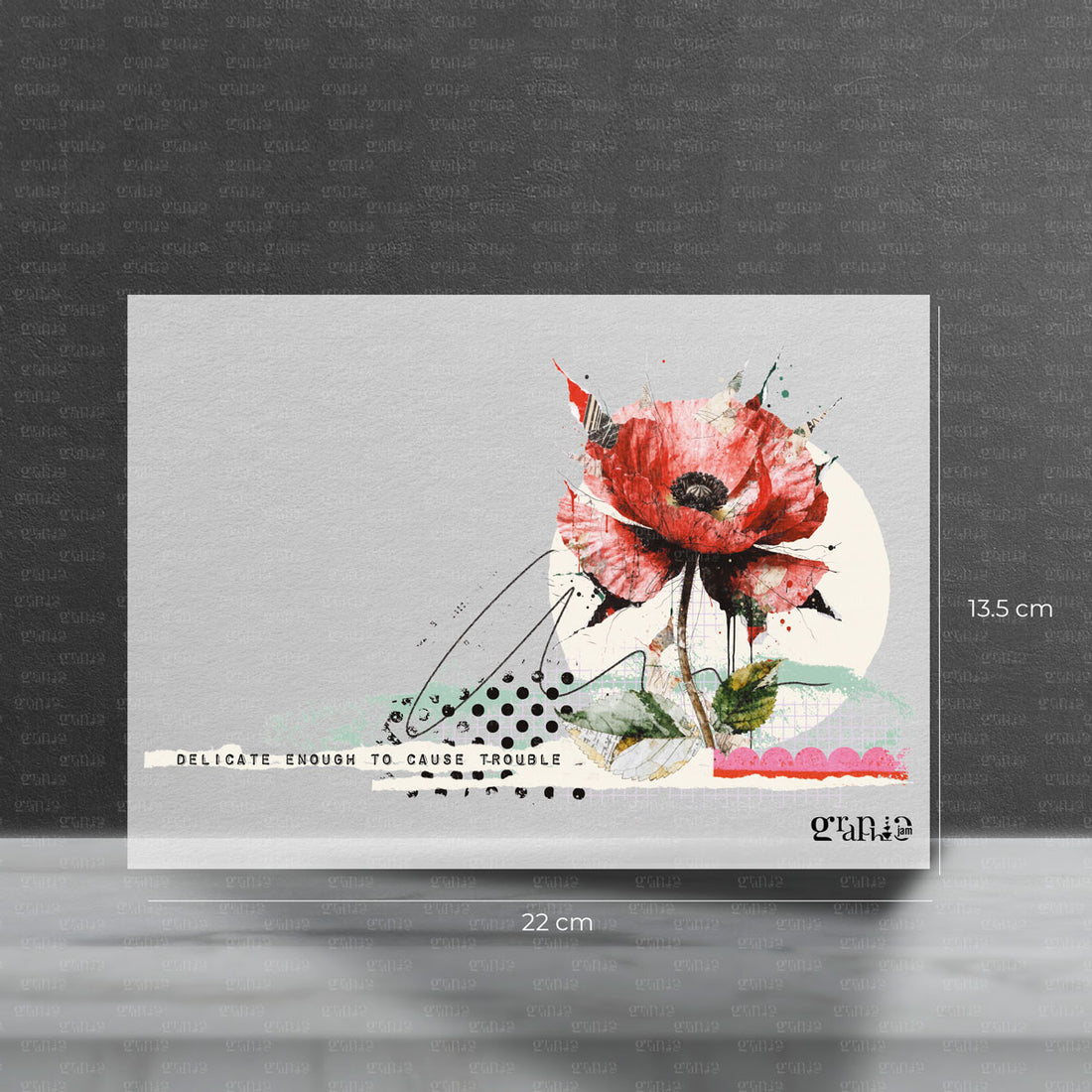 Bügelbild Poppy Trouble