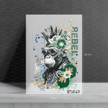 Bügelbild Rebel Blooms | Steampunk Animals