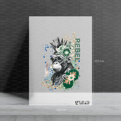 Bügelbild Rebel Blooms | Steampunk Animals