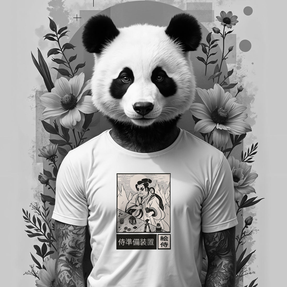 Bügelbild „Samurai Photographer“