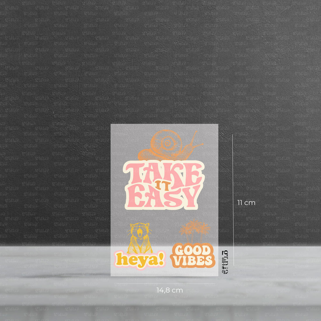 Bügelbilder Set Take it easy - Graphic Jam 