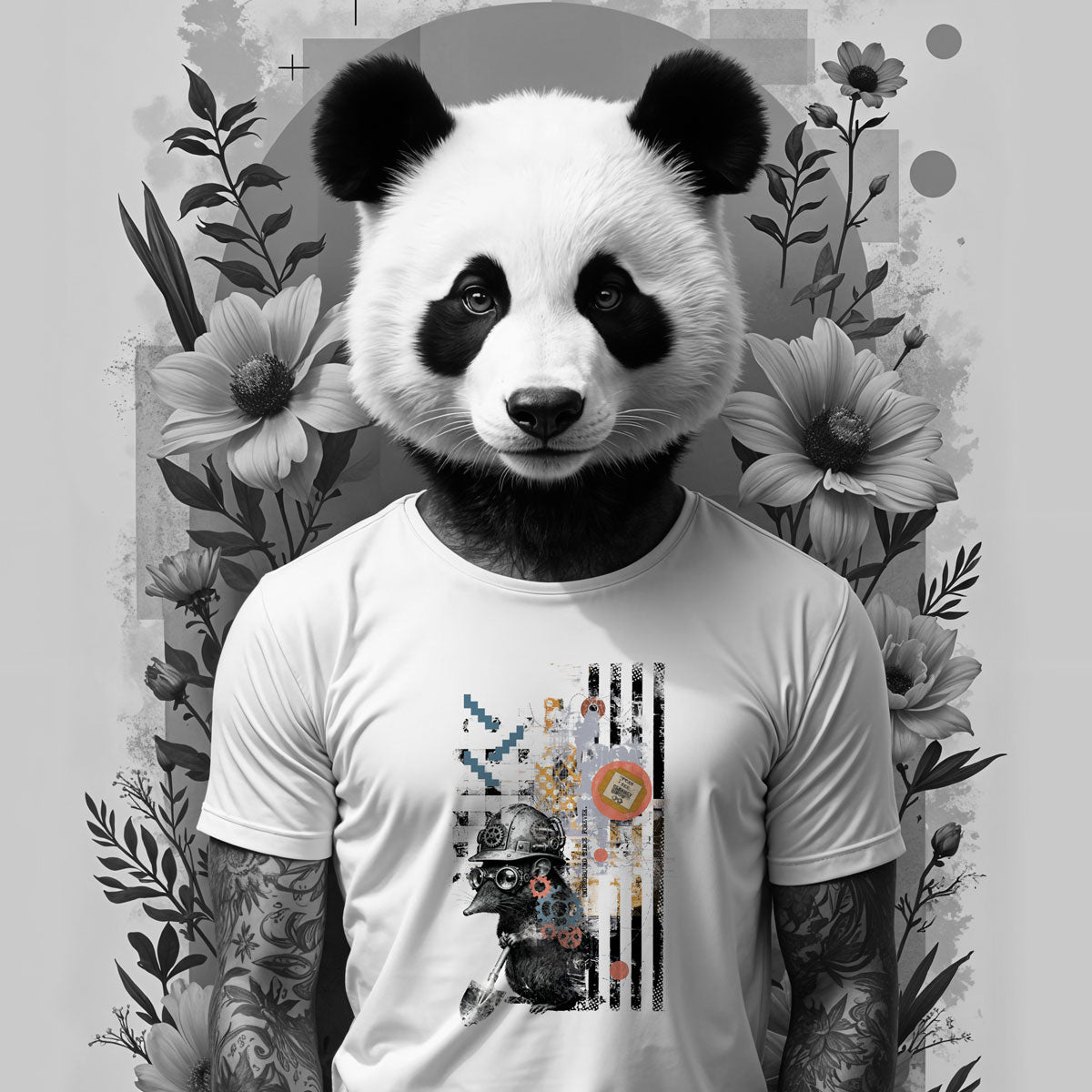 Bügelbild Underground | Steampunk Animals