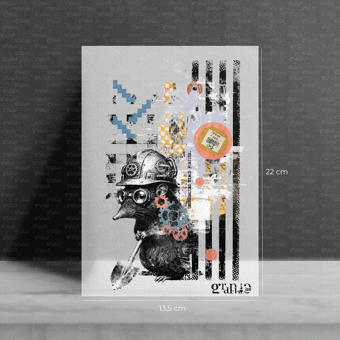 Bügelbild Underground | Steampunk Animals