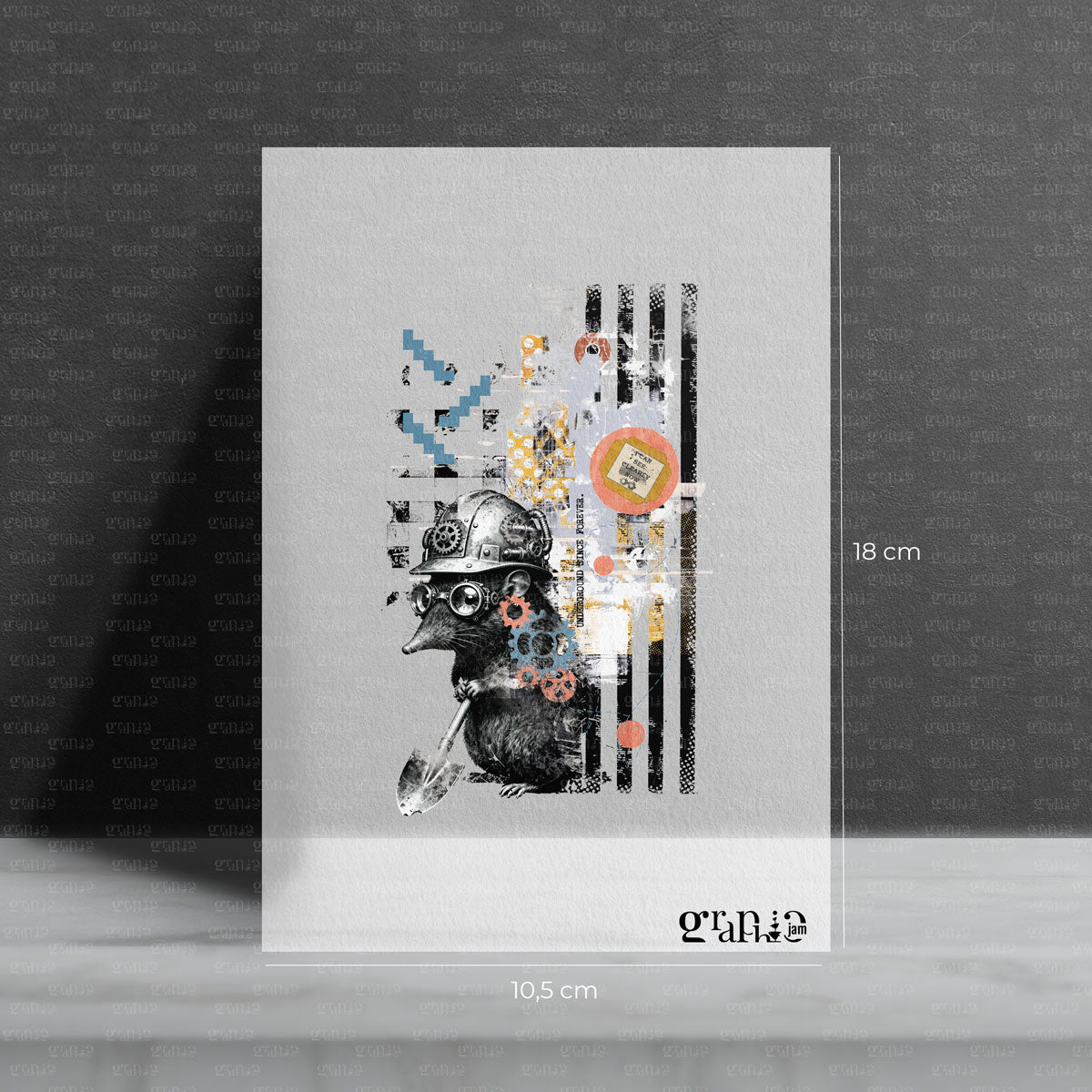 Bügelbild Underground | Steampunk Animals