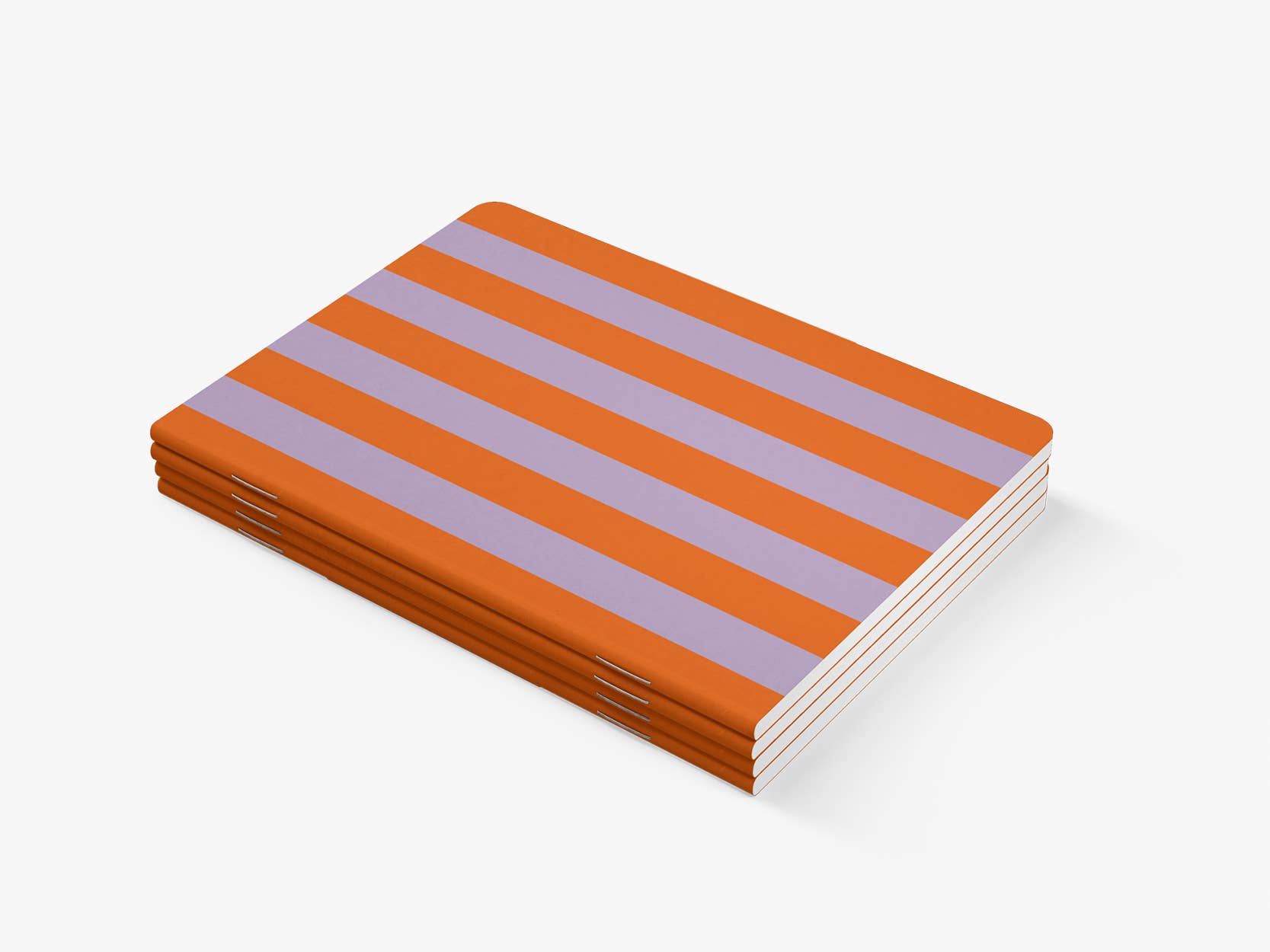 Notizheft &quot;Lila-Orange&quot; - Graphic Jam 