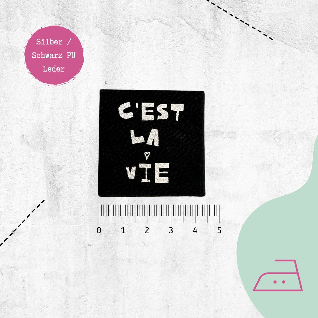 Kunstlederlabel "C&