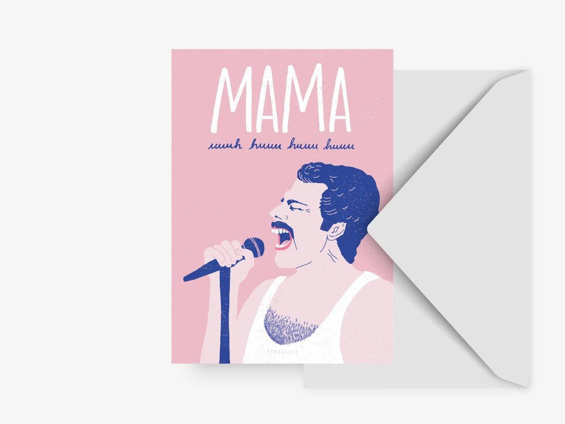 Postkarte / Mama - Graphic Jam 