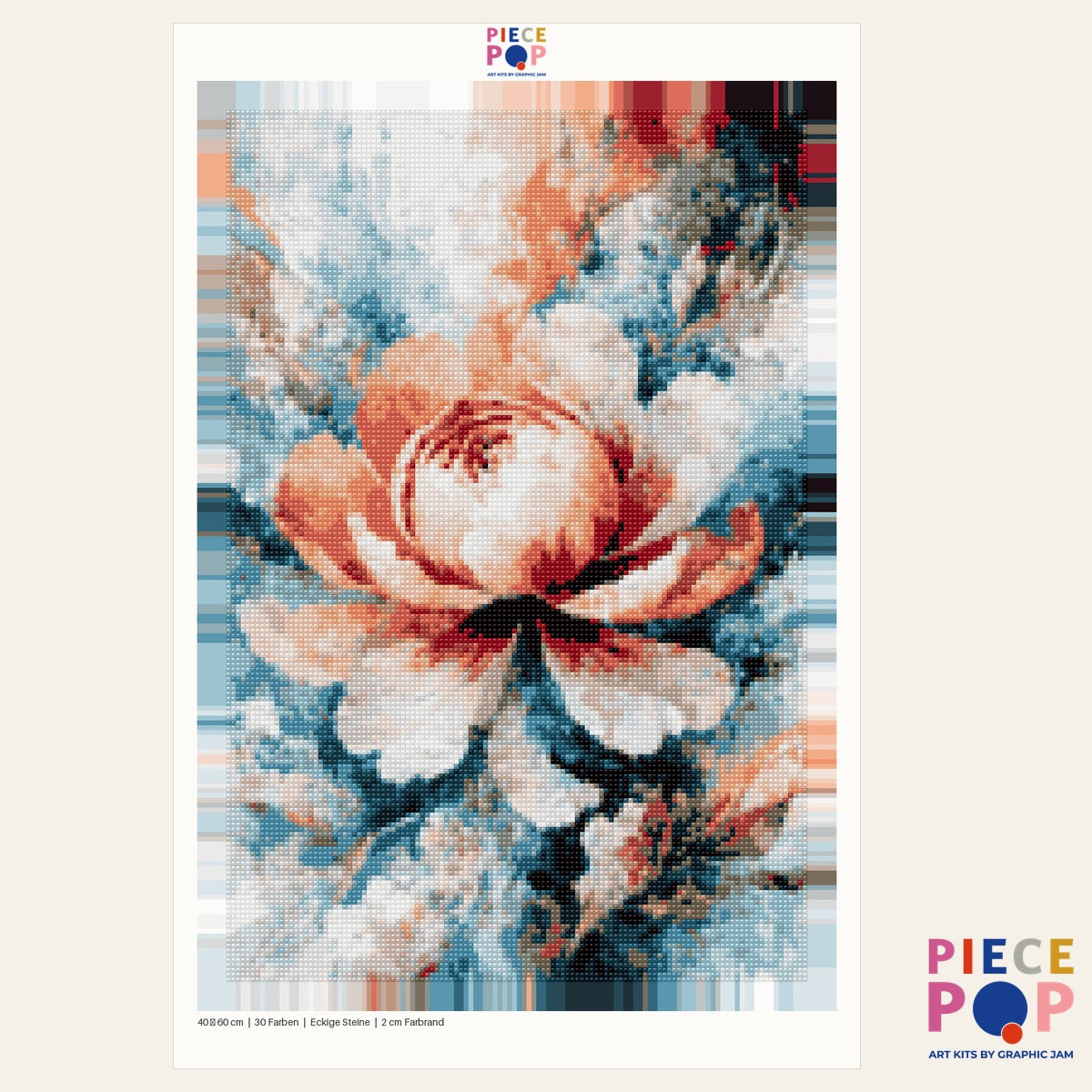 Diamond Painting - Colorful Peonie