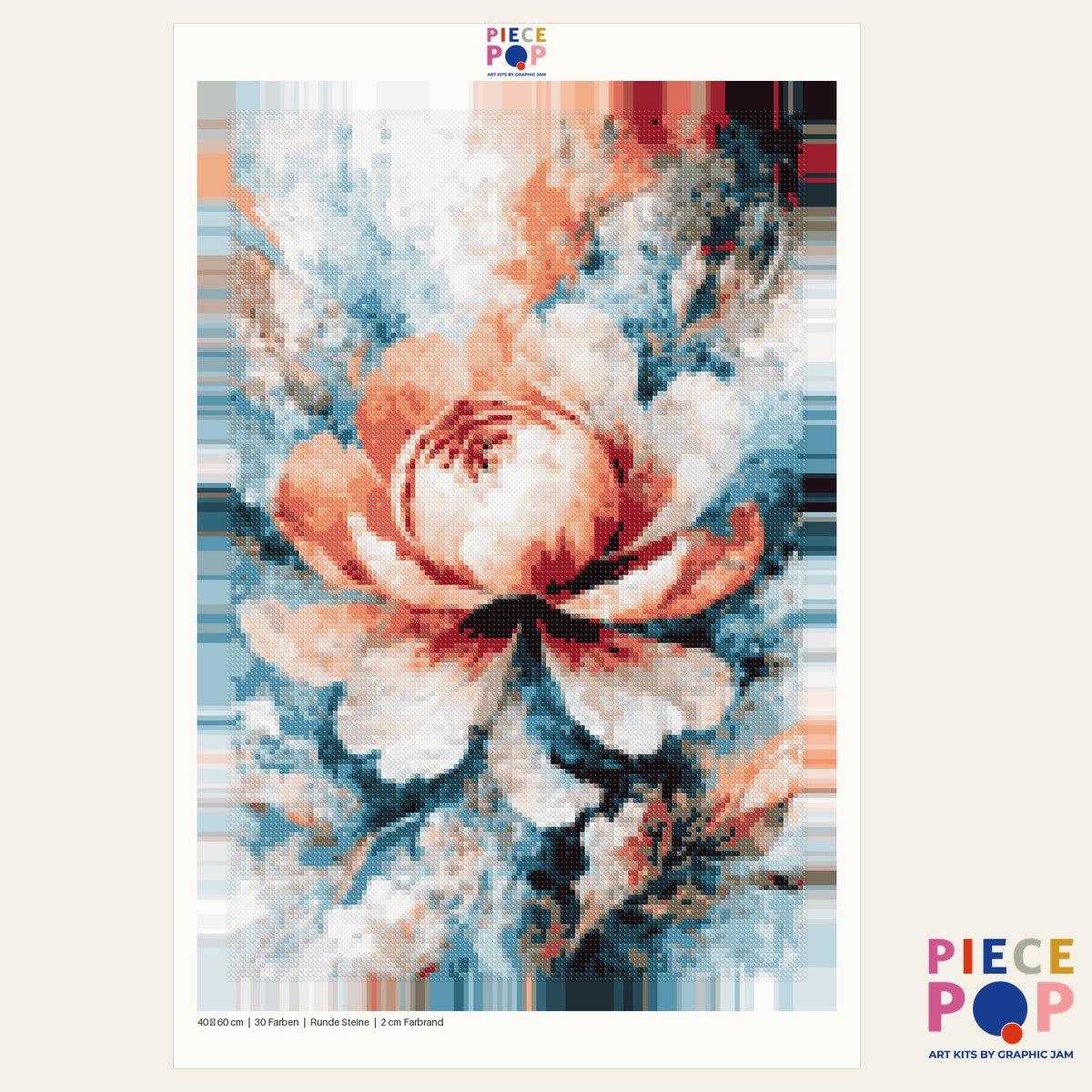 Diamond Painting - Colorful Peonie