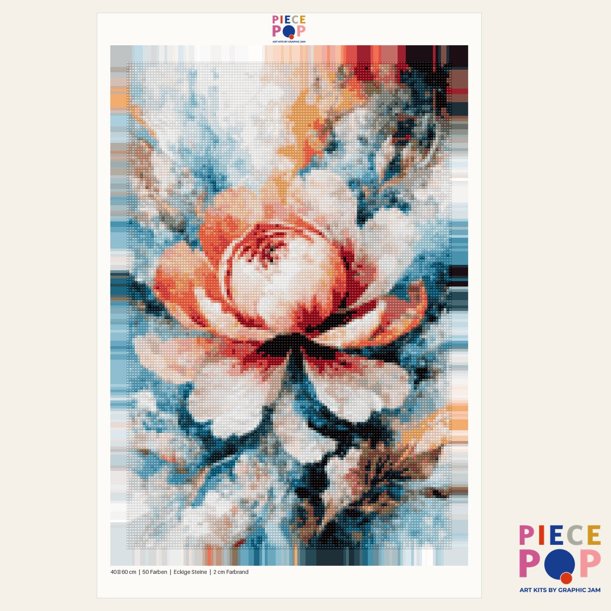 Diamond Painting - Colorful Peonie