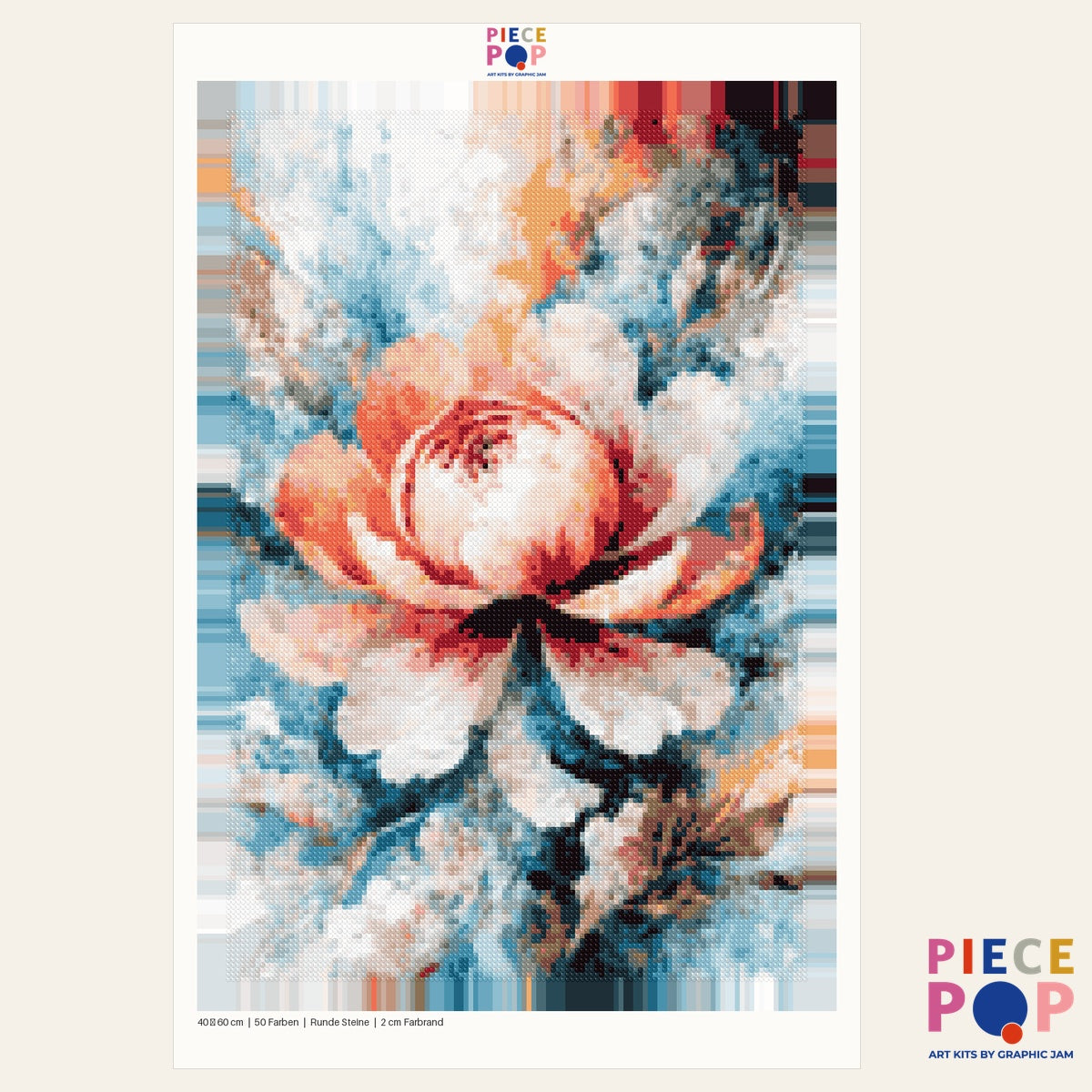 Diamond Painting - Colorful Peonie