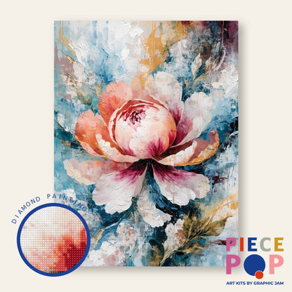 Diamond Painting - Colorful Peonie