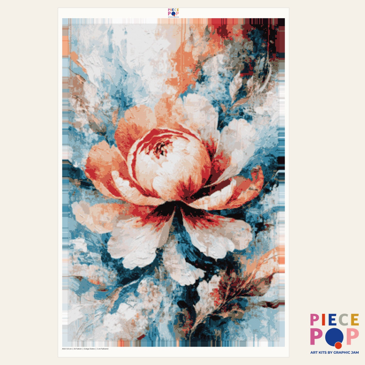 Diamond Painting - Colorful Peonie