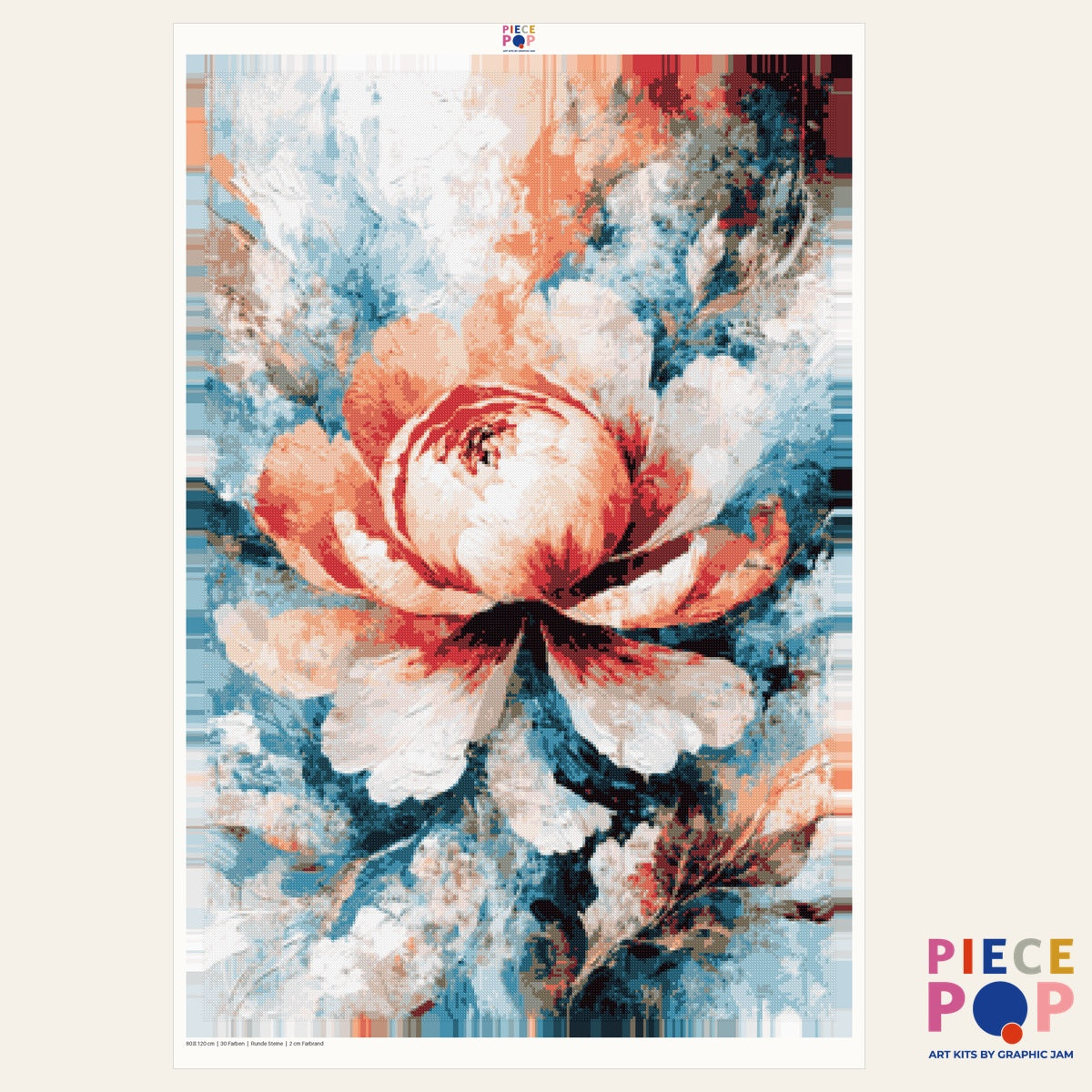 Diamond Painting - Colorful Peonie