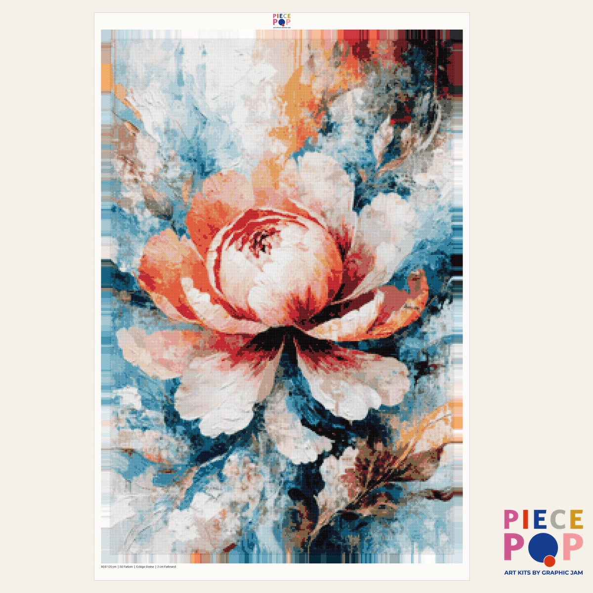 Diamond Painting - Colorful Peonie