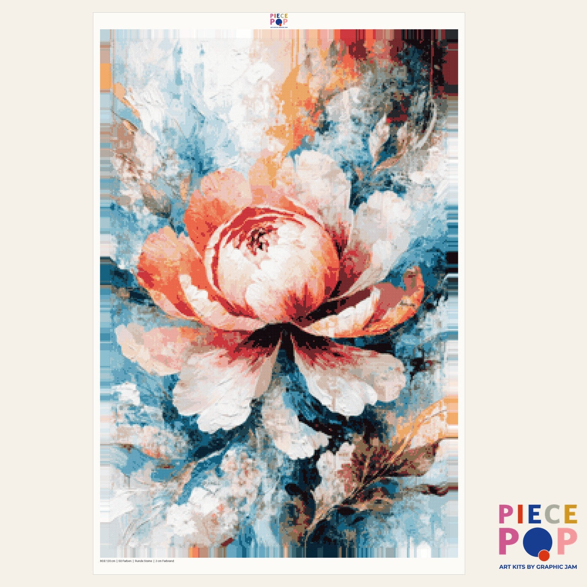 Diamond Painting - Colorful Peonie