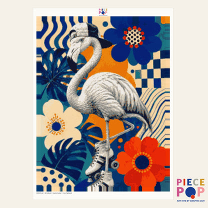 Diamond Painting - Cool Flamingo