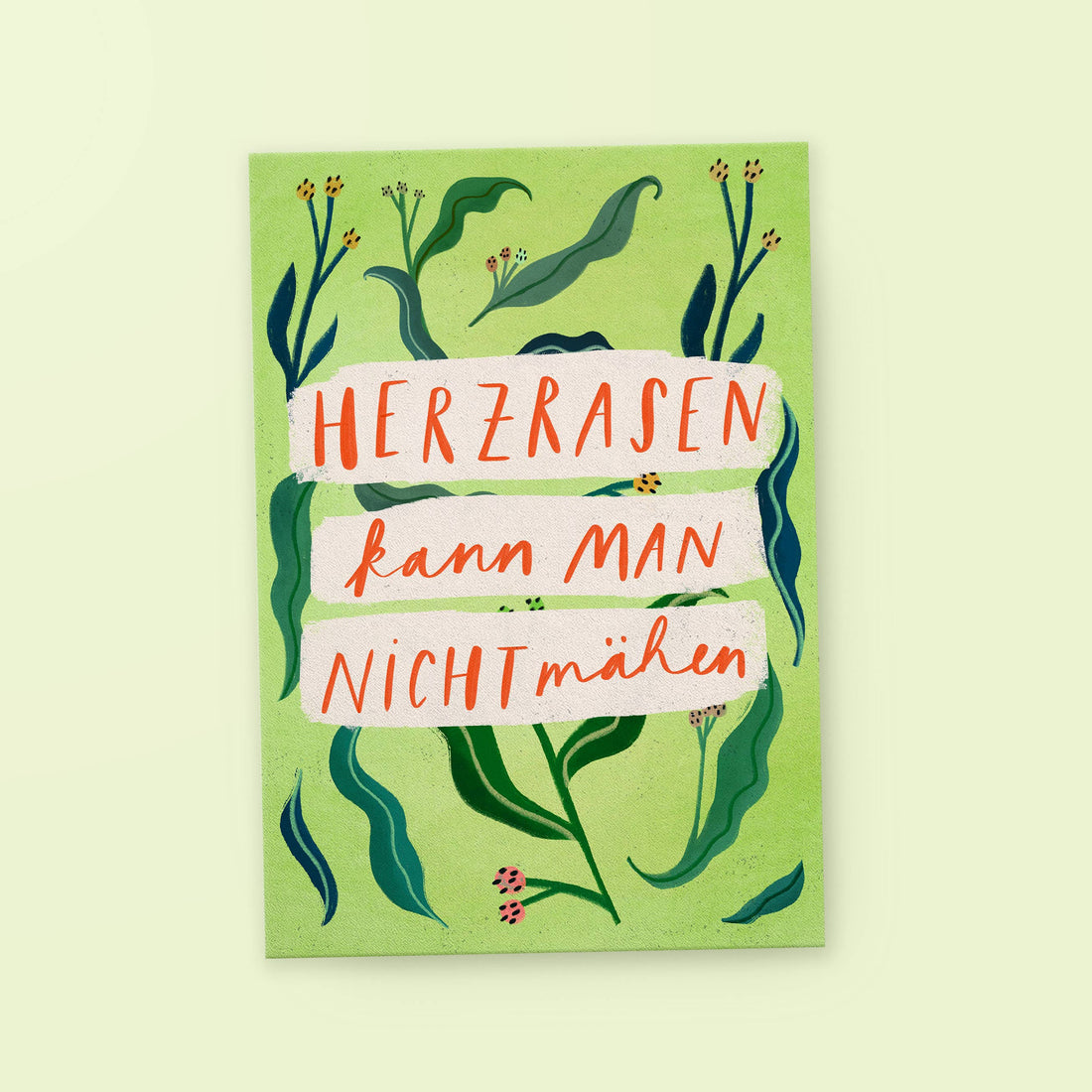 Postkarte »Herzrasen« - Graphic Jam 