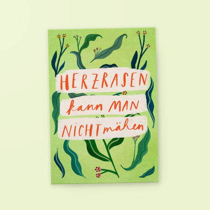 Postkarte »Herzrasen« - Graphic Jam 
