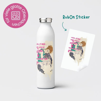 Rub-On Sticker &quot;Keine Gegensätze&quot;