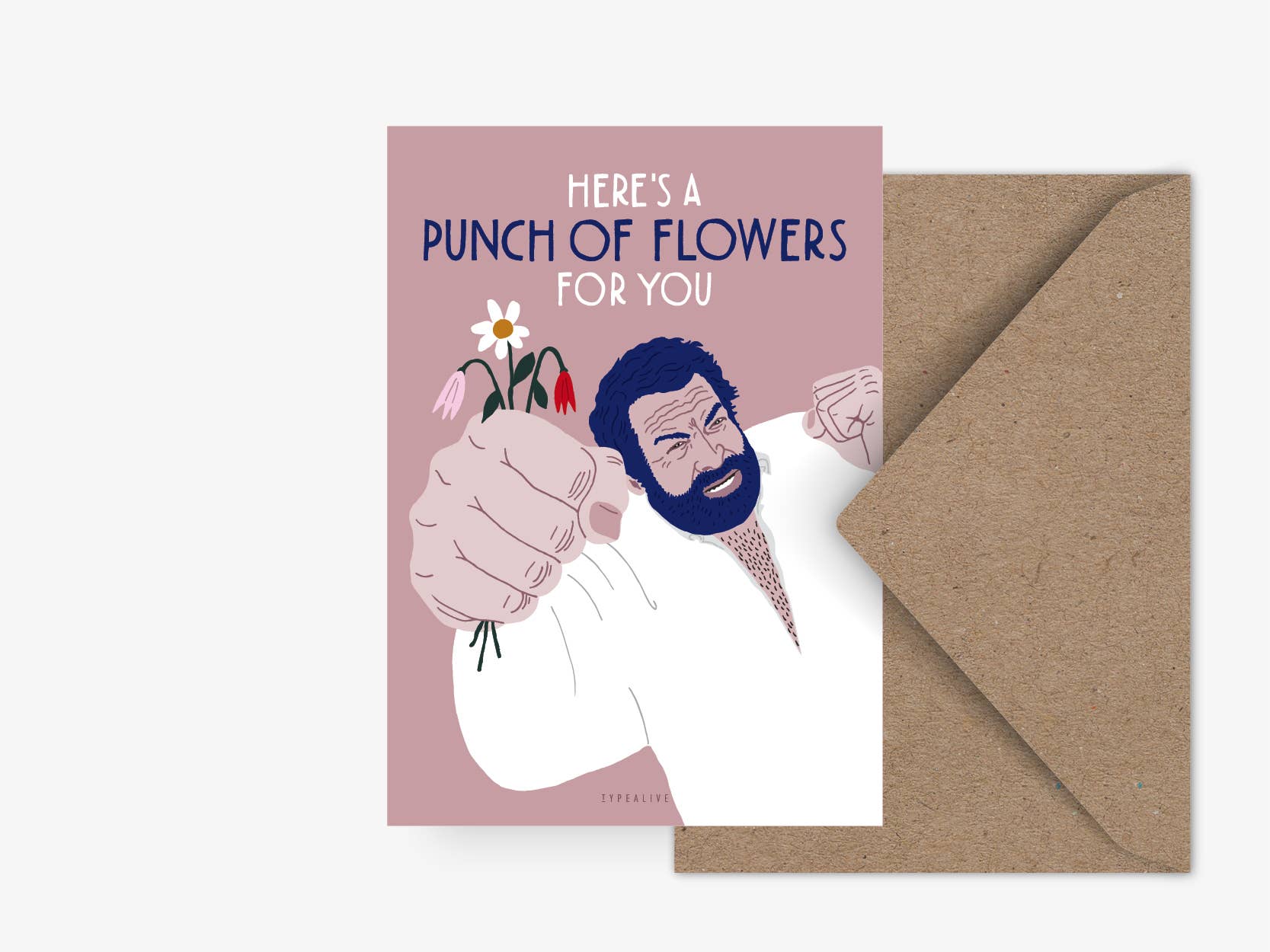 Postkarte &quot;Punch Of Flowers&quot; - Graphic Jam 