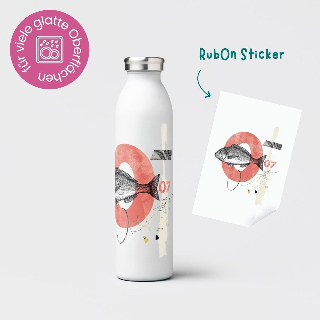 Rub-On Sticker &quot;007 Fisch&quot;