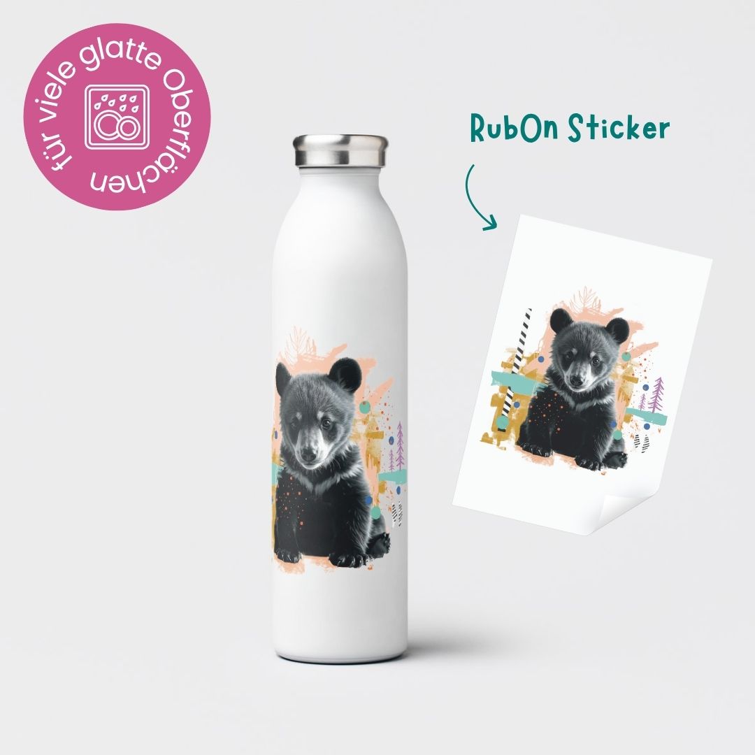 Rub-On Sticker &quot;Cuties - Bär&quot;