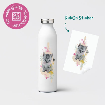 Rub-On Sticker &quot;Cuties - Katze&quot;