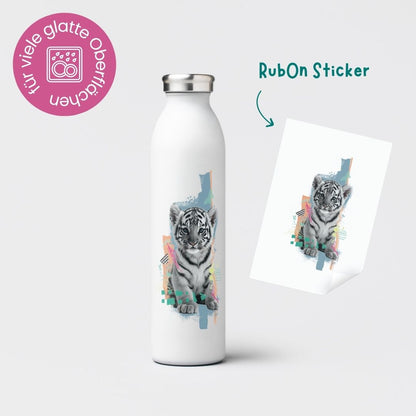 Rub-On Sticker &quot;Cuties - Tiger&quot;