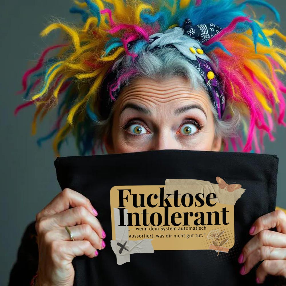 Bügelbild Fucktose Intoleranz - Graphic Jam 