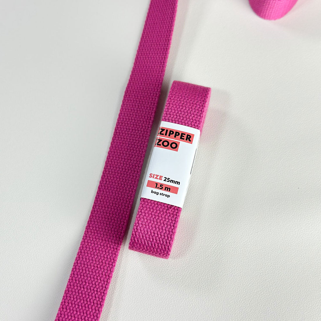 Gurtband &quot;Hot Pink&quot; 25mm
