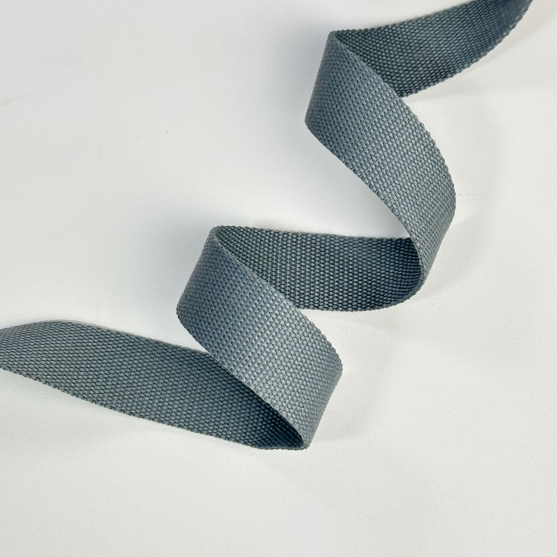 Gurtband &quot;Stone Grey&quot; 38mm - Meterware