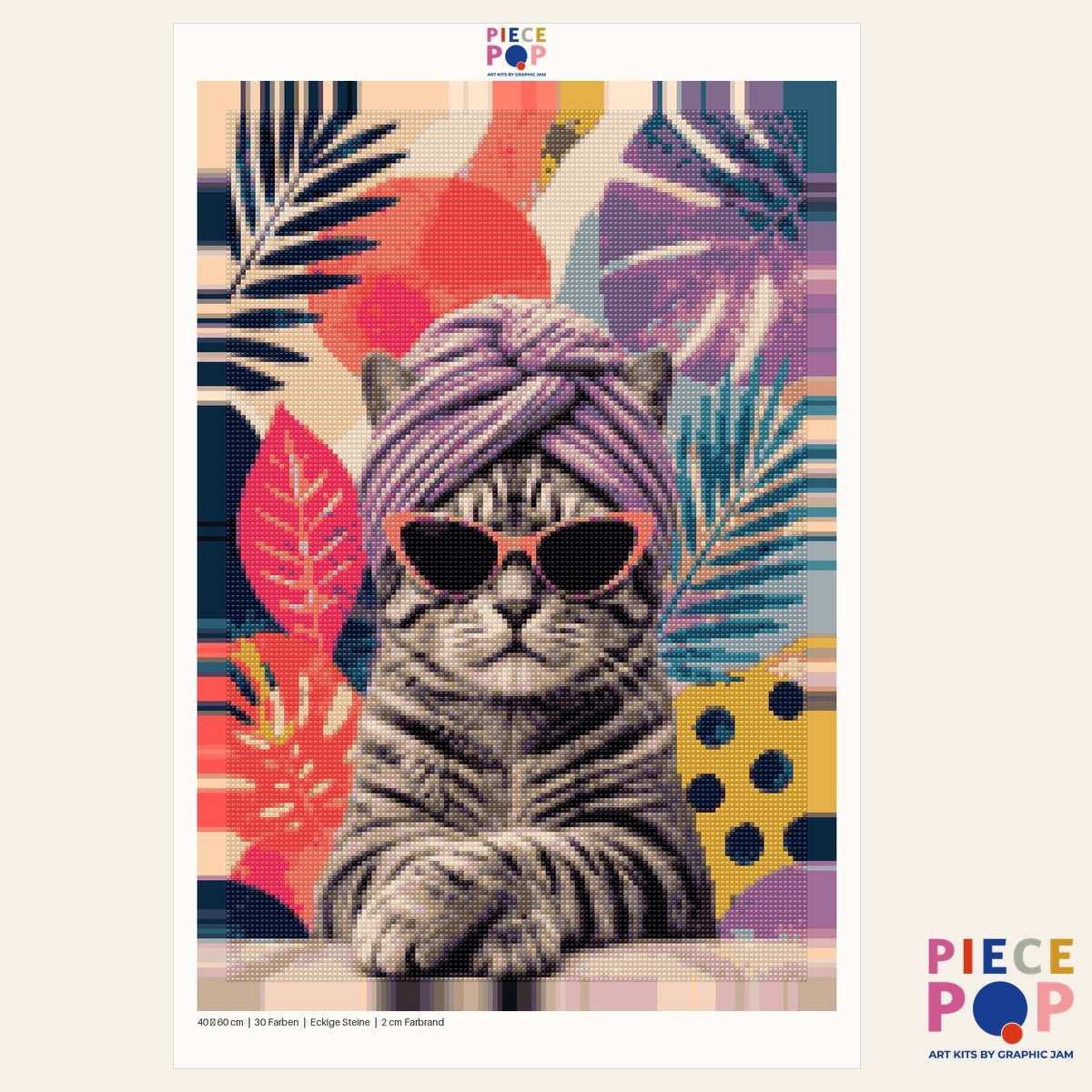 Diamond Painting - Guru Cat