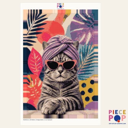 Diamond Painting - Guru Cat