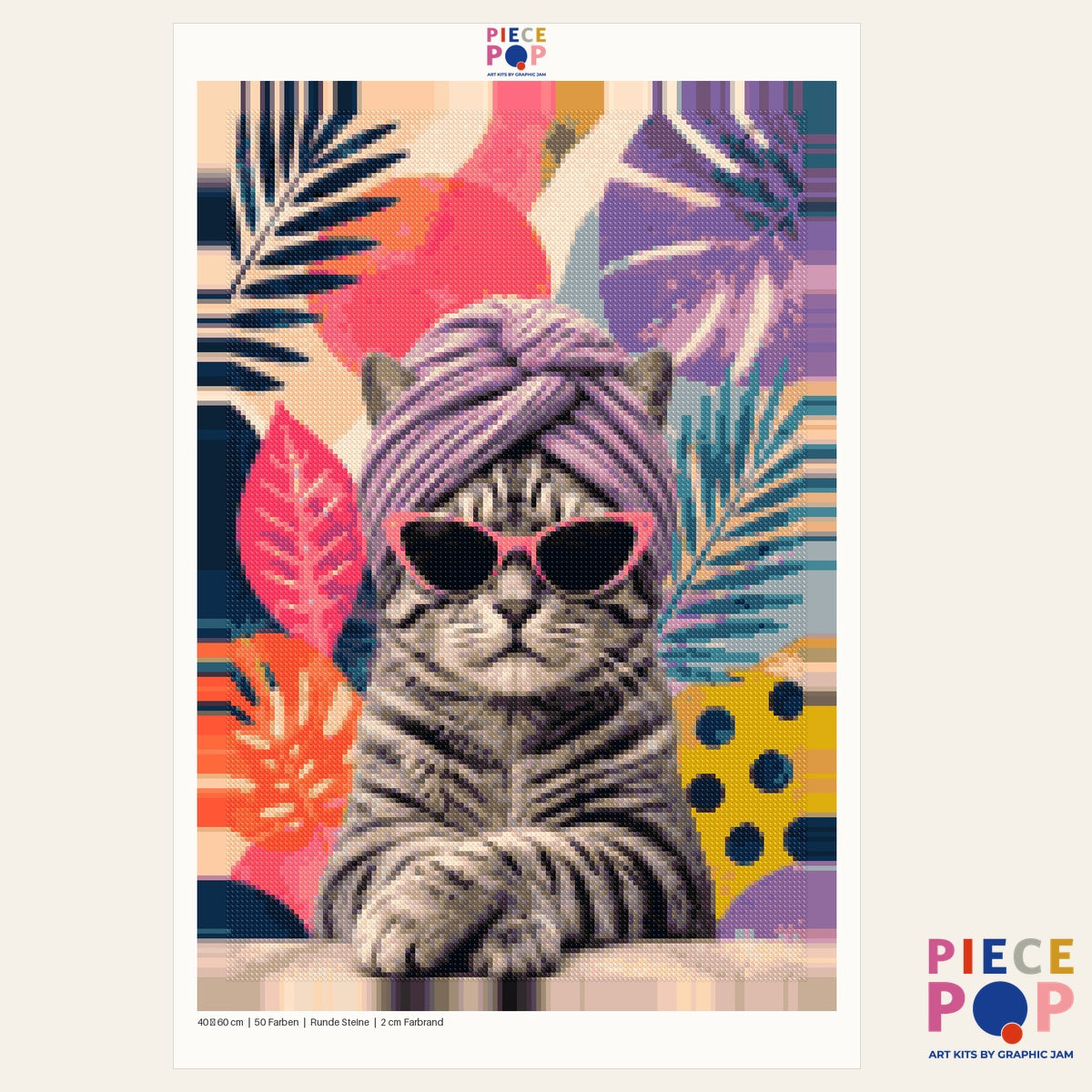 Diamond Painting - Guru Cat