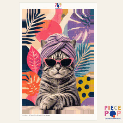Diamond Painting - Guru Cat
