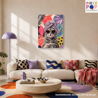 Diamond Painting - Guru Cat