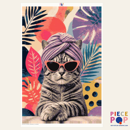 Diamond Painting - Guru Cat