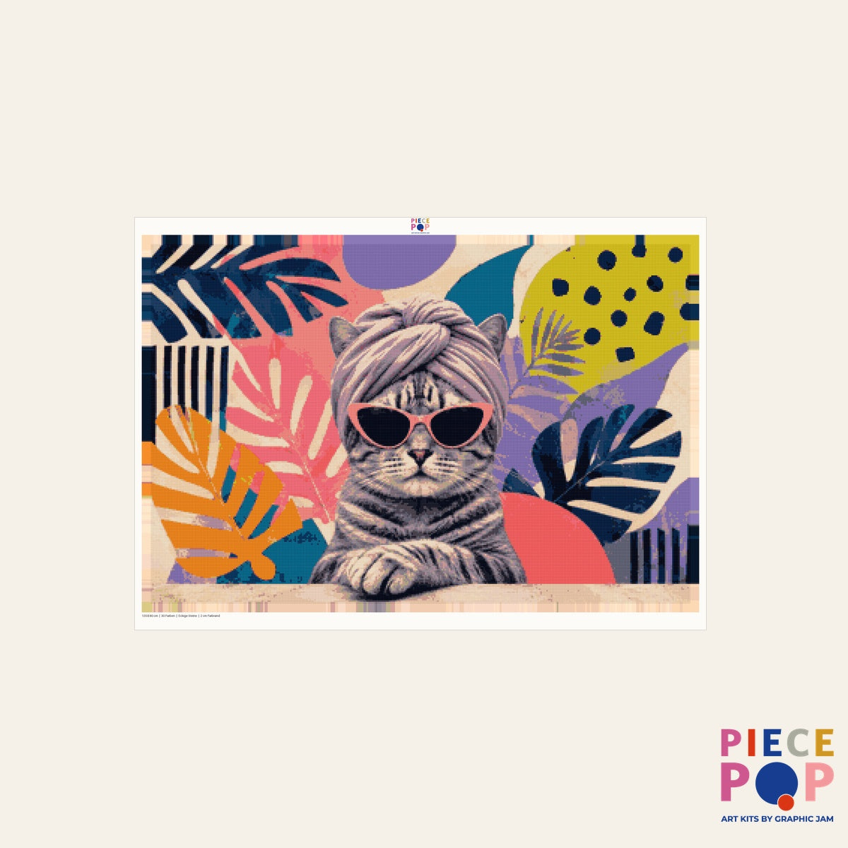 Diamond Painting - Guru Cat (Quer)