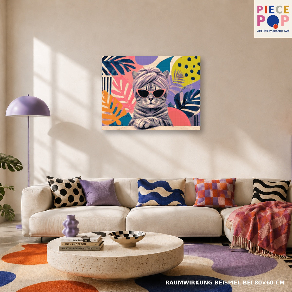 Diamond Painting - Guru Cat (Quer)