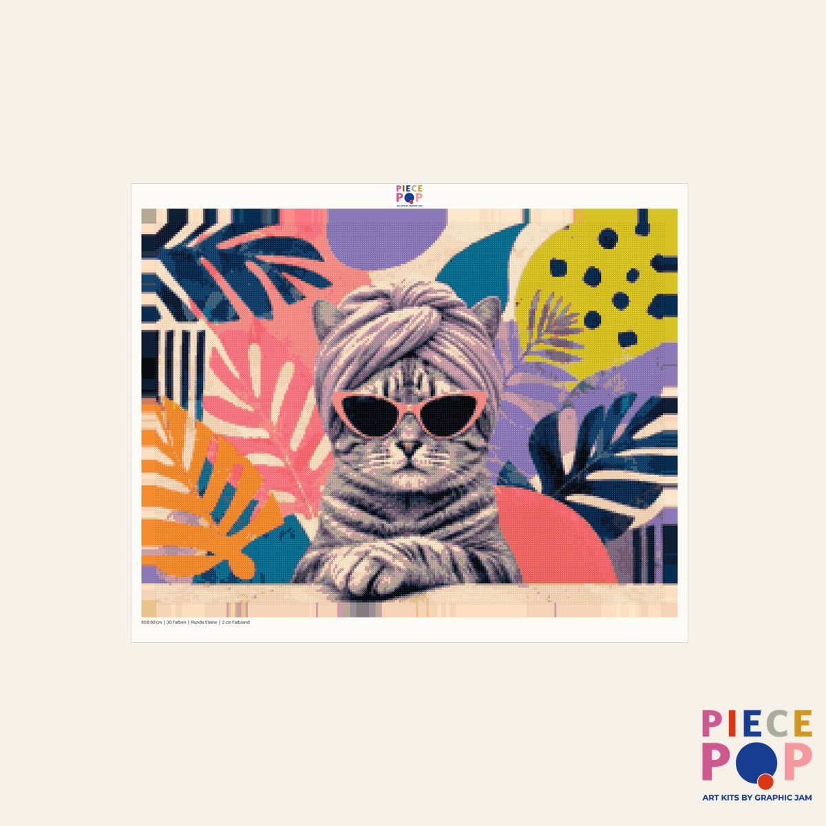 Diamond Painting - Guru Cat (Quer)