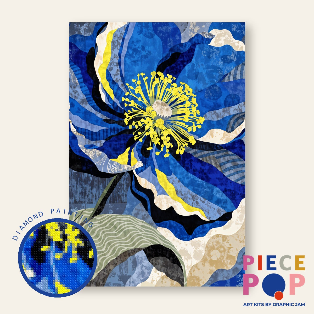 Diamond Painting - Himalayan Poppy I