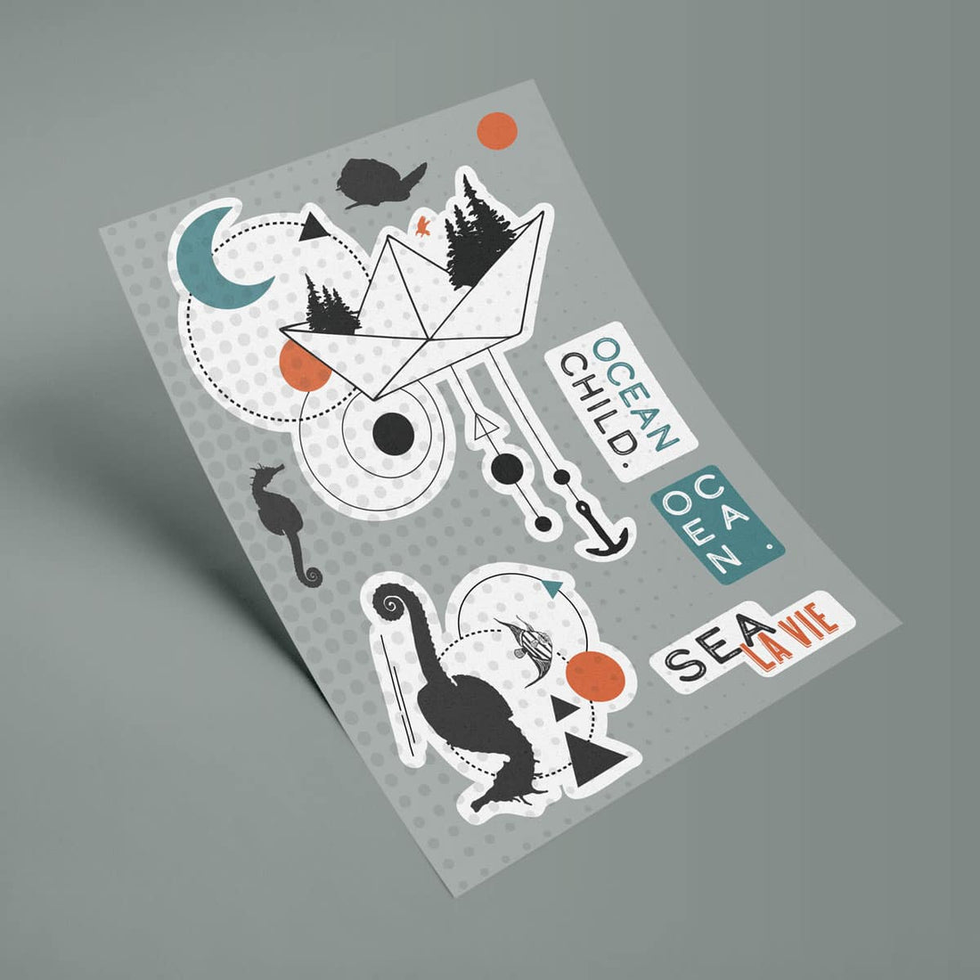 Bügelbilder Deep Sea