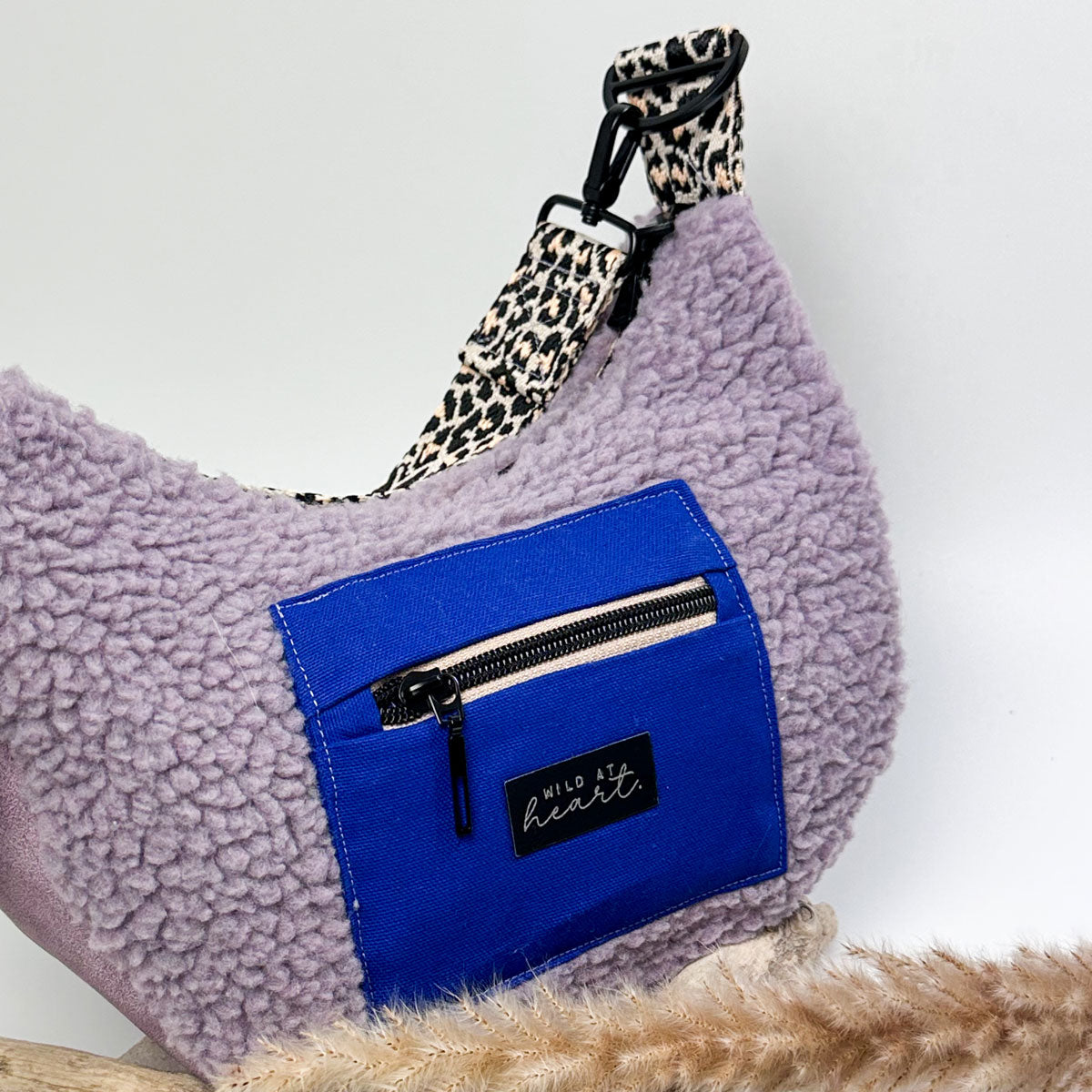 Kunstlederlabel "Wild at heart"